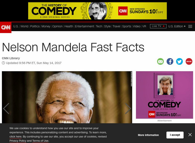 Cnn: Nelson Mandela Fast Facts Website