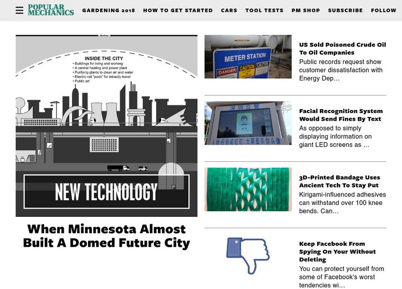 Popular Mechanics: Technology Website Popular Mechanics: Technology Website