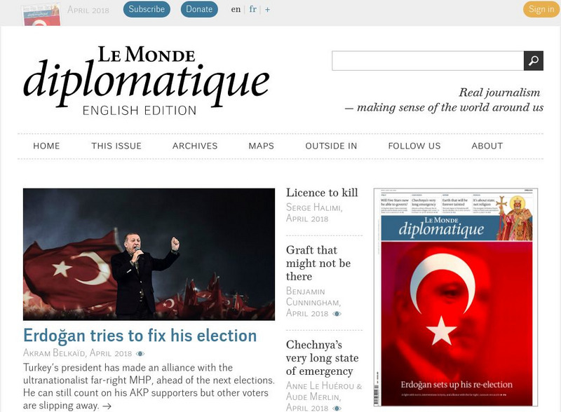 Le Monde Diplomatique (English Version) Website Le Monde Diplomatique (English Version) Website