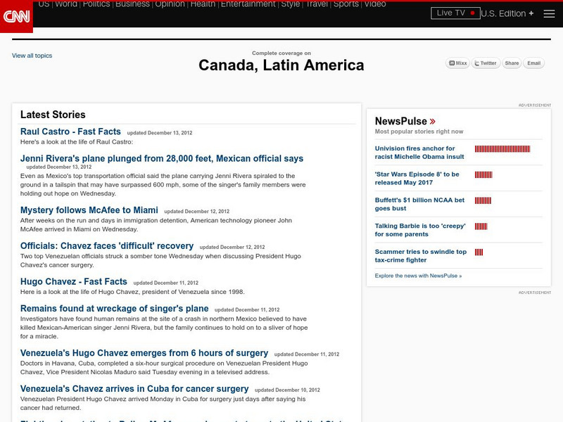 Cnn: Americas Handout Cnn: Americas Handout