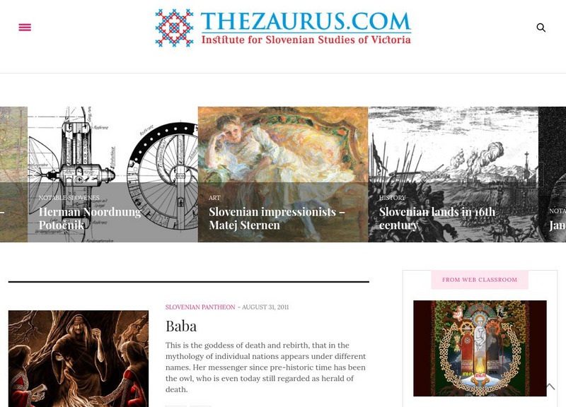 Sloveniana Uniqueness in the Heart of Europe Website Sloveniana Uniqueness in the Heart of Europe Website