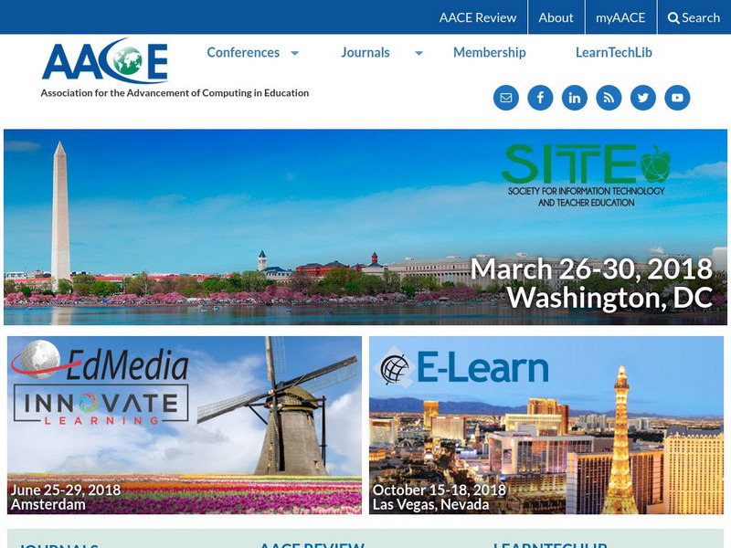 Assoc. For the Advancement of Computing in Education Website Assoc. For the Advancement of Computing in Education Website