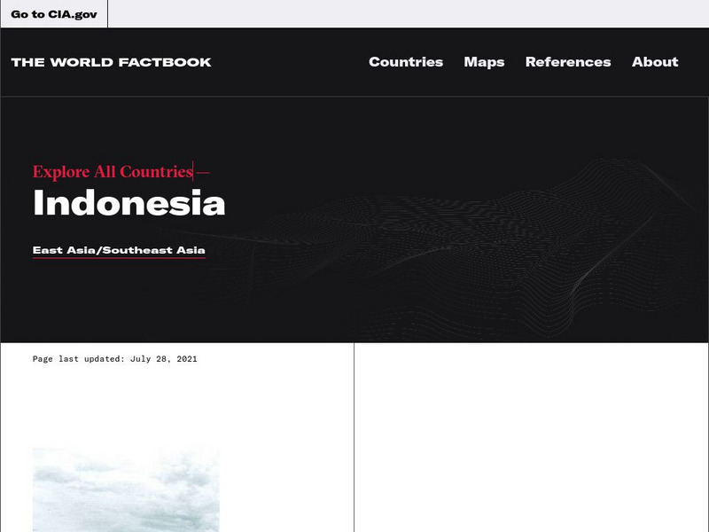 Cia: World Factbook: Indonesia Handout