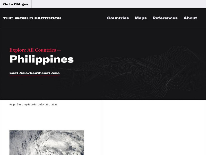 Cia: World Factbook: Philippines Handout