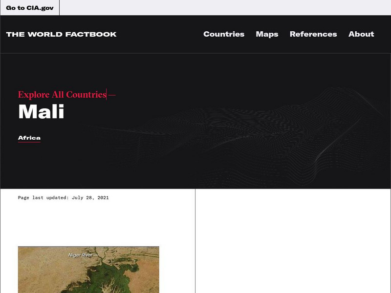 Cia: World Factbook: Mali Handout Cia: World Factbook: Mali Handout
