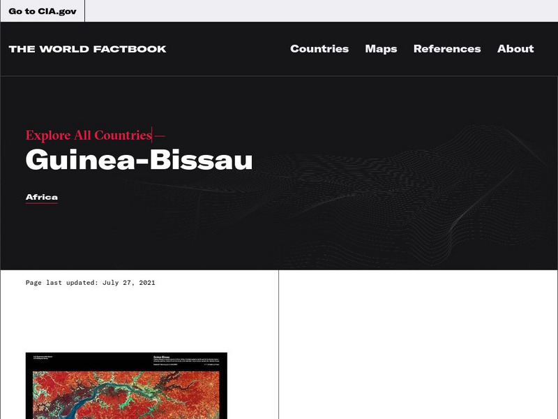 Cia: World Factbook: Guinea Bissau Handout Cia: World Factbook: Guinea Bissau Handout