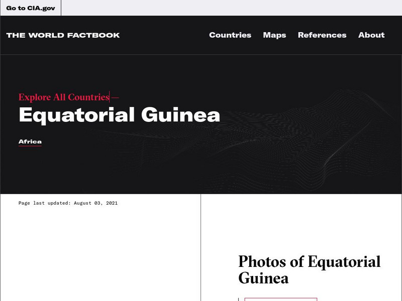 Cia: World Factbook: Equatorial Guinea Handout