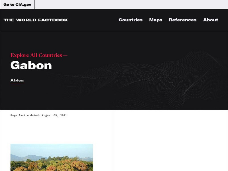 Cia: World Factbook: Gabon Handout Cia: World Factbook: Gabon Handout