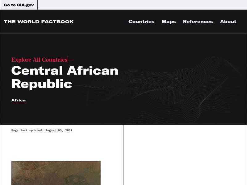 Cia: World Factbook: Central African Republic Handout