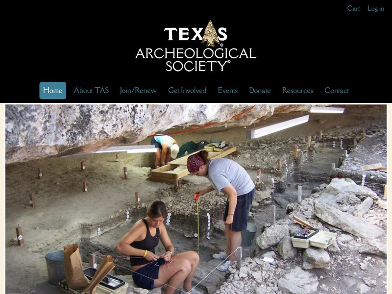 The Texas Archeological Society Website The Texas Archeological Society Website