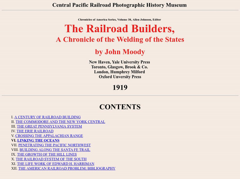 Central Pacific Railroad Photographic History Museum: Linking the Oceans eBook Central Pacific Railroad Photographic History Museum: Linking the Oceans eBook