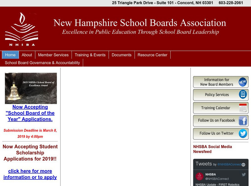 New Hampshire School Boards Association Website