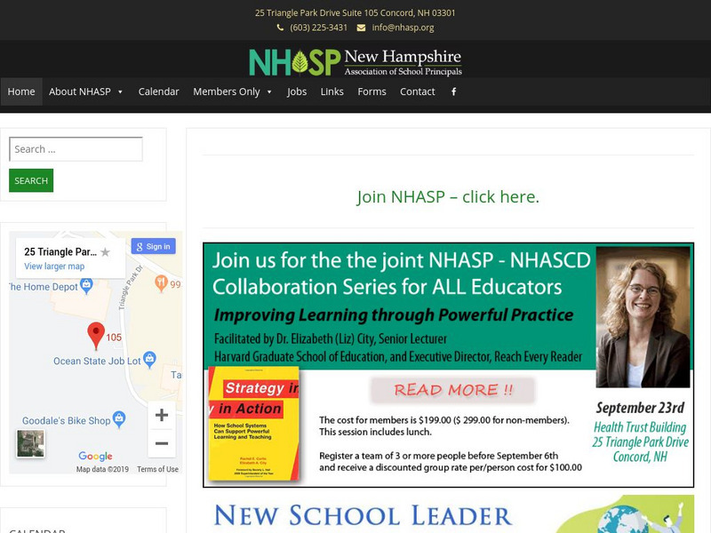 New Hampshire Association of School Principals: Home Website New Hampshire Association of School Principals: Home Website