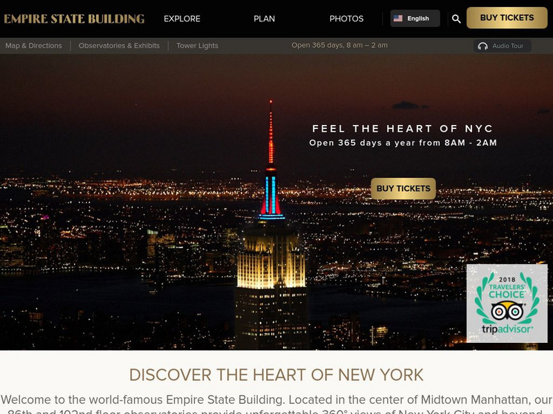 Empire State Building [Official Internet Site] Website