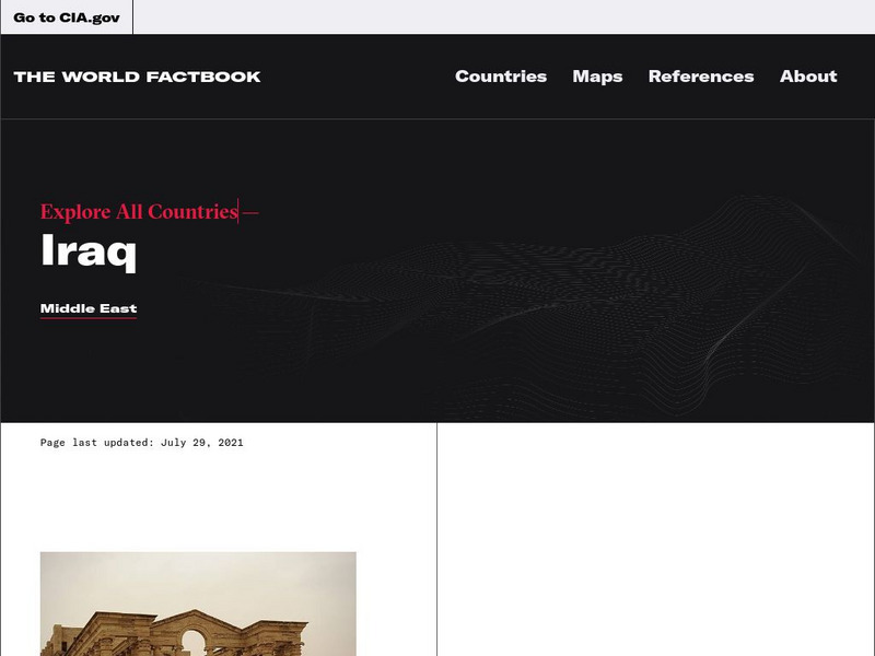 Cia: World Factbook: Iraq Website Cia: World Factbook: Iraq Website