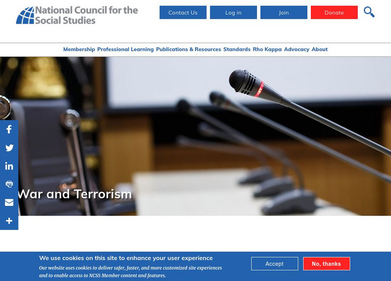 National Council: War and Terrorism: Current Events: Iraq and 9/11 Lesson Plan National Council: War and Terrorism: Current Events: Iraq and 9/11 Lesson Plan