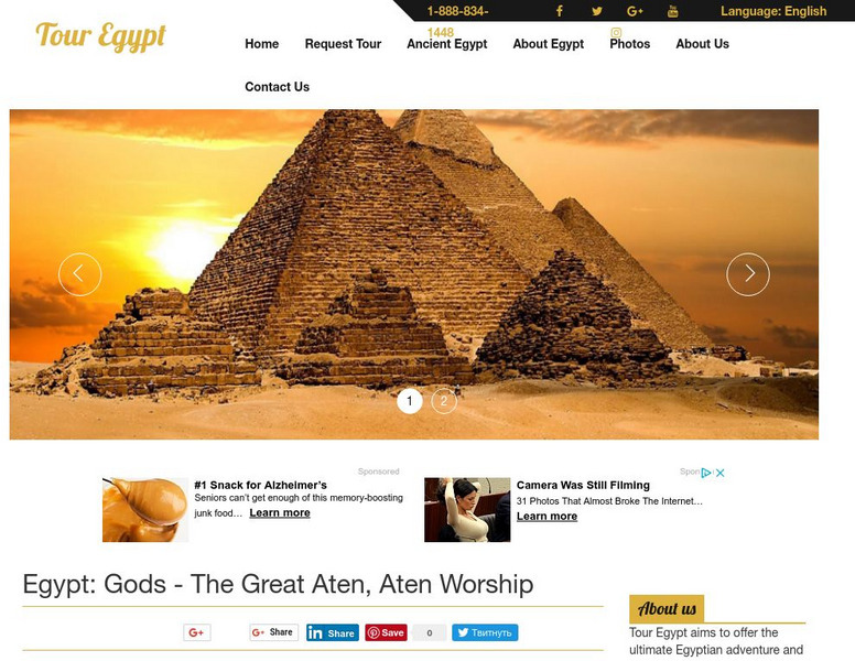 Tour Egypt: Aten Worship Primary Tour Egypt: Aten Worship Primary