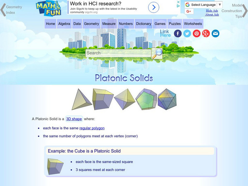 Math Is Fun: Making 3 D Solids Unit Plan Math Is Fun: Making 3 D Solids Unit Plan
