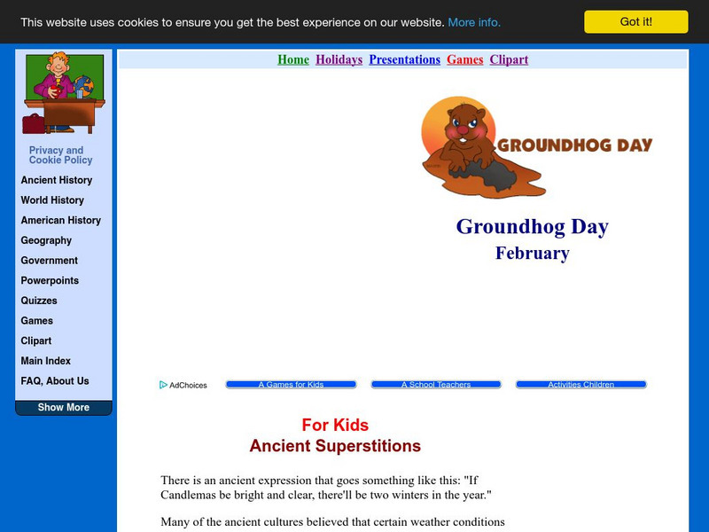 Lin and Don Donn: Groundhog Day Website