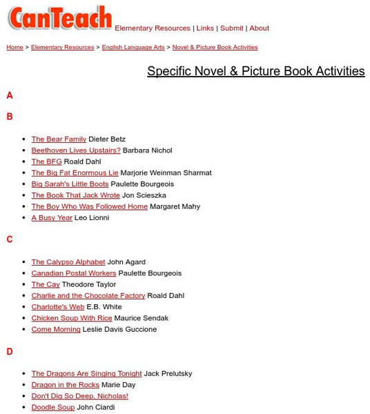 Can Teach: Novel and Picture Book Ideas (Lesson Plans) eBook Can Teach: Novel and Picture Book Ideas (Lesson Plans) eBook