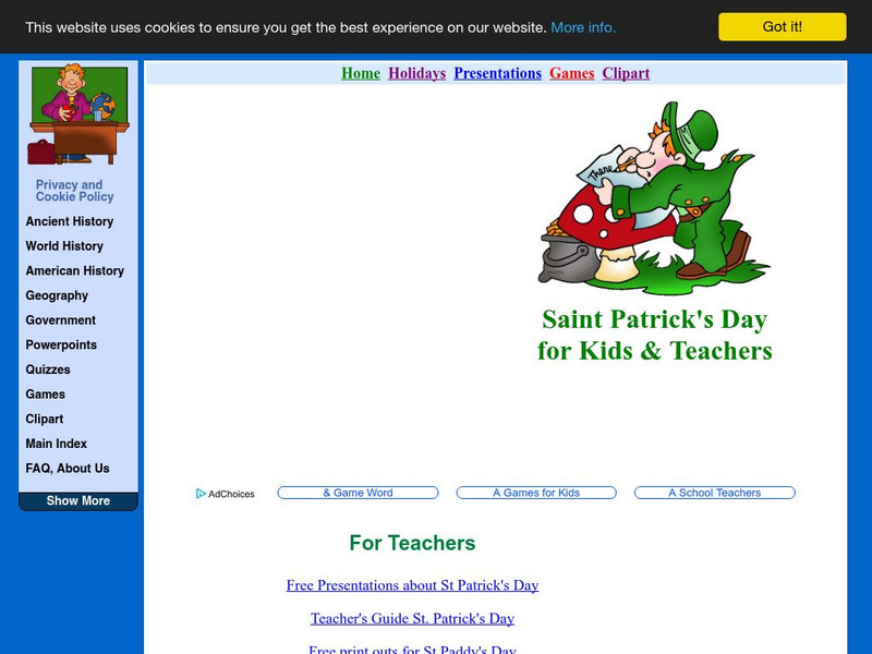 Lin and Don Donn: St. Patrick's Day Website Lin and Don Donn: St. Patrick's Day Website