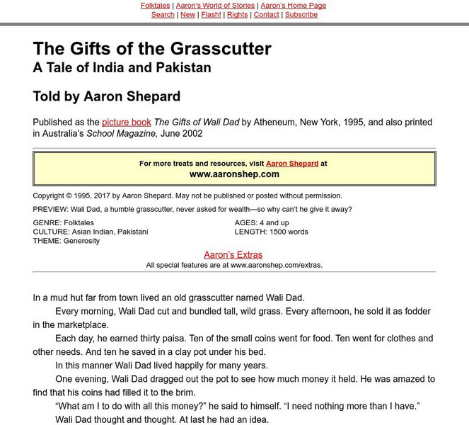 Aaron Shepherd: The Gifts of Wali Dad eBook Aaron Shepherd: The Gifts of Wali Dad eBook