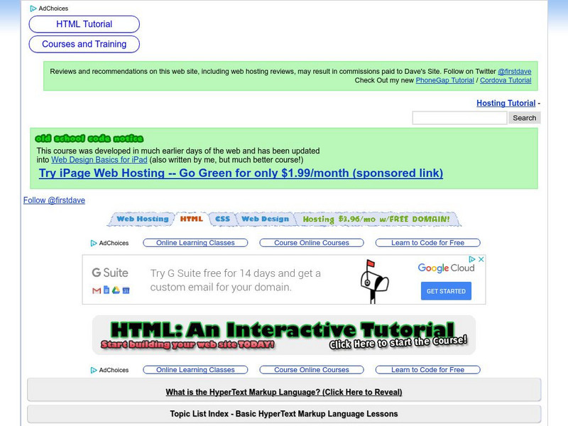 Html an Active Tour for Beginners Website Html an Active Tour for Beginners Website