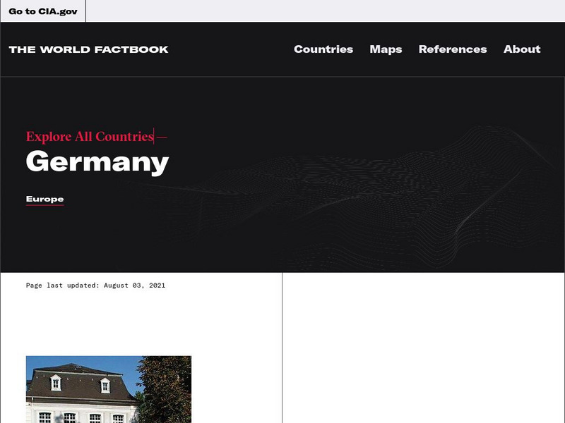 Cia: World Factbook: Germany Handout Cia: World Factbook: Germany Handout