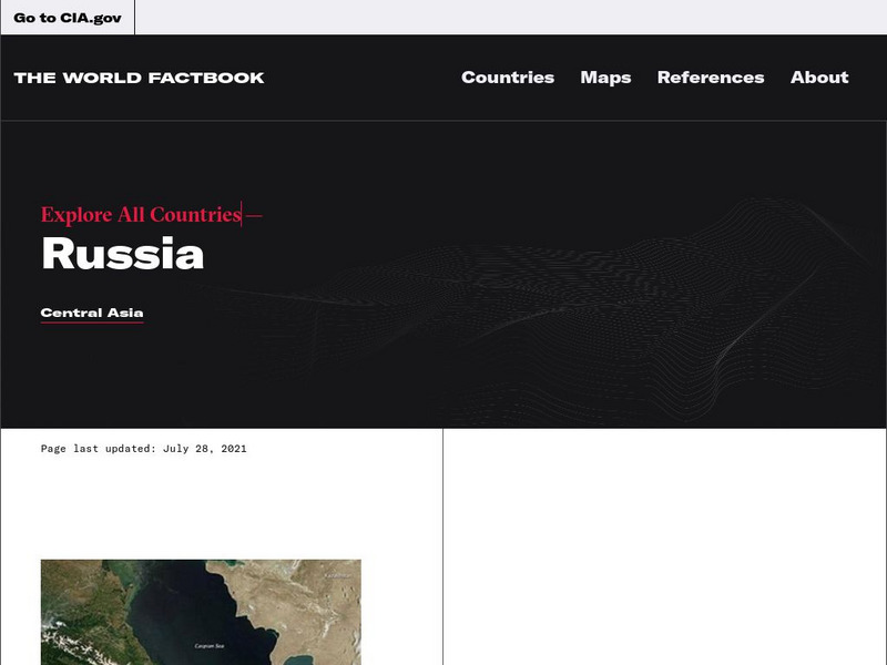 Cia: World Factbook: Russia Handout Cia: World Factbook: Russia Handout
