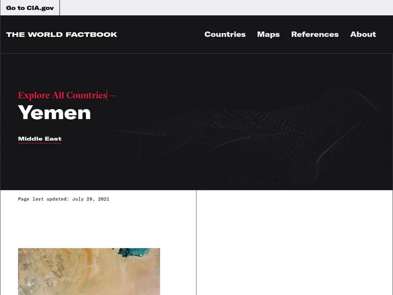 Cia: World Factbook: Yemen Website Cia: World Factbook: Yemen Website