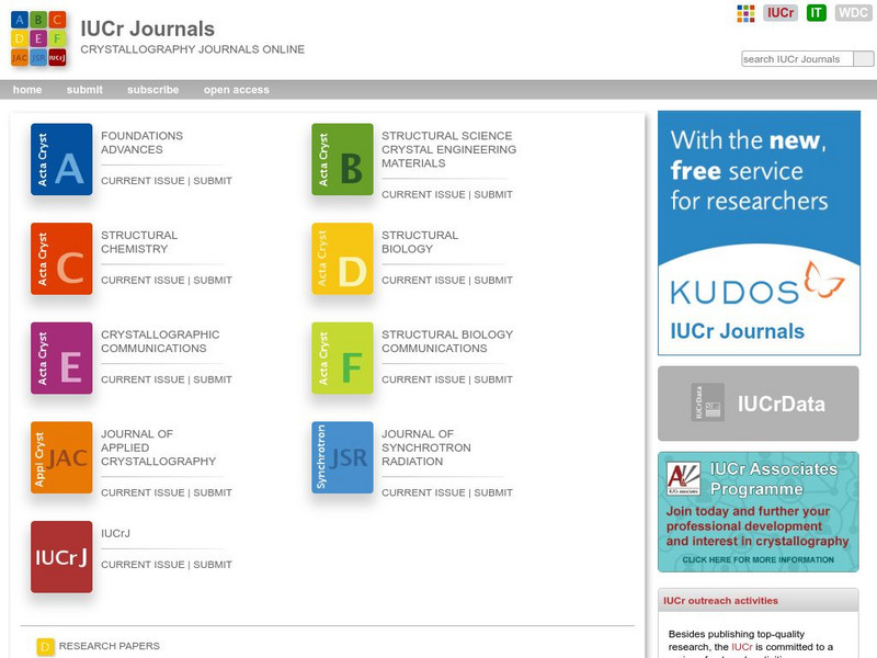 International Union of Crystallography Website