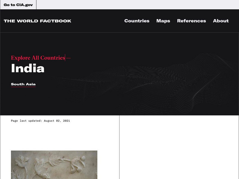 Cia: World Factbook: India Handout Cia: World Factbook: India Handout