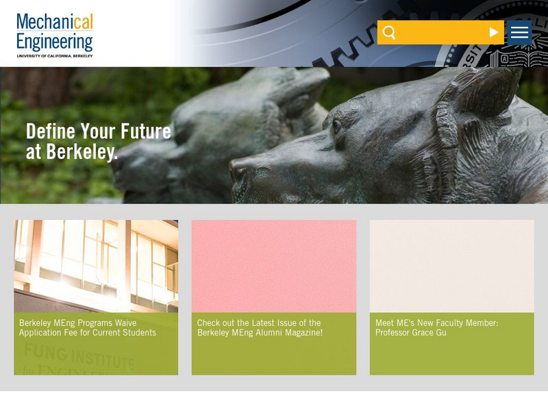 Mechanical Engineering at Uc Berkeley Website Mechanical Engineering at Uc Berkeley Website