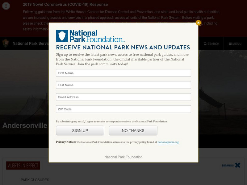 National Park Service: Andersonville National Historic Site Website