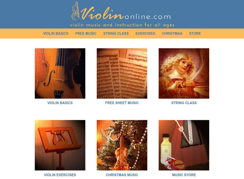 Violin online.com Website