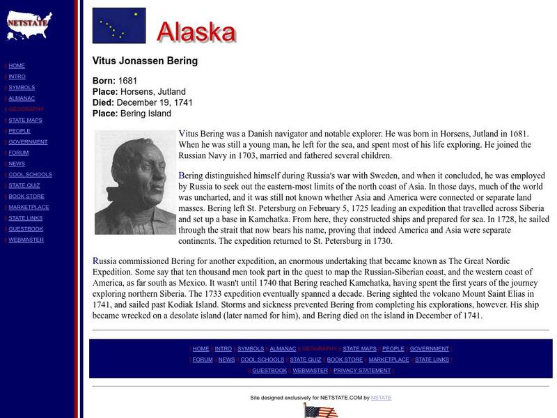 Vitus Jonassen Bering Graphic