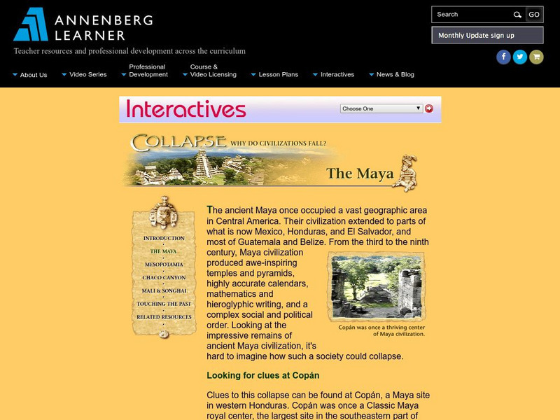 Annenberg Learner: Collapse: The Maya Website Annenberg Learner: Collapse: The Maya Website