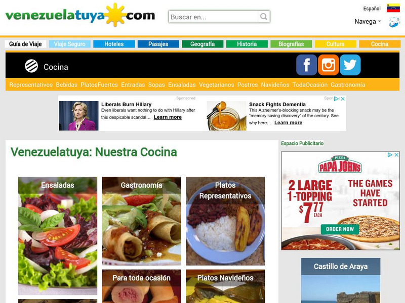 Cocina De Venezuela Activity Cocina De Venezuela Activity