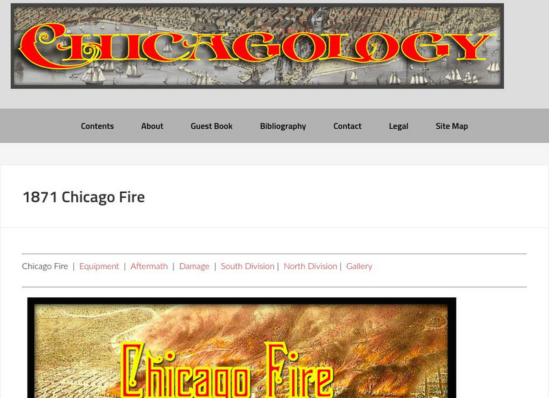 Chicagology.com: The Great Fire of 1871 Website Chicagology.com: The Great Fire of 1871 Website