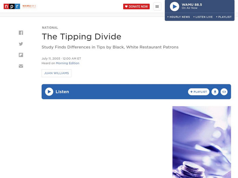 Npr: The Tipping Divide Audio