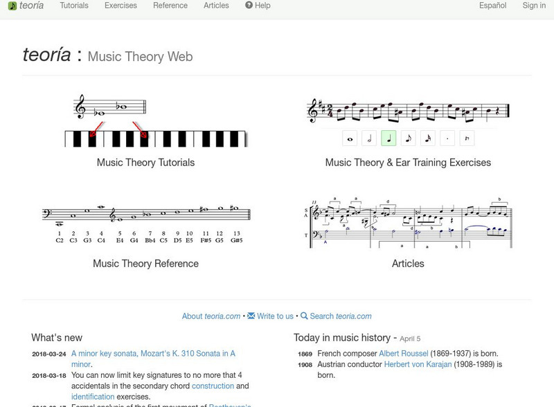 Online Music Theory Reference Website Online Music Theory Reference Website