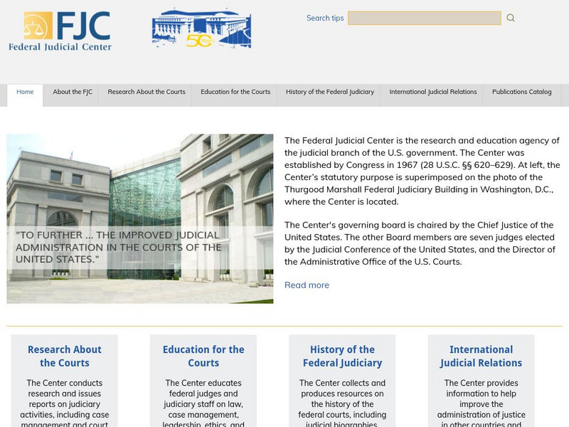 Federal Judicial Center Website Federal Judicial Center Website