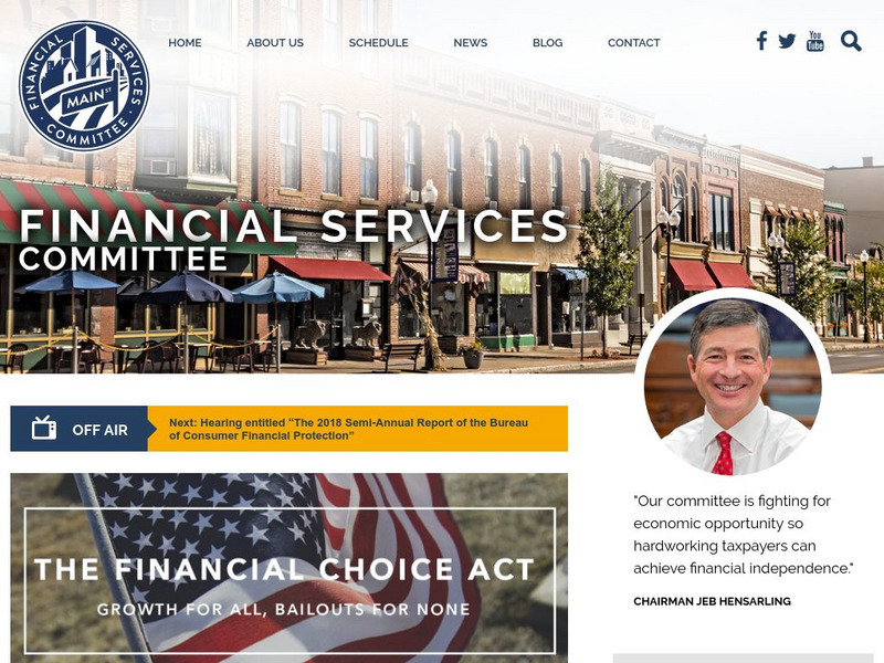 House Committee on Financial Services Website House Committee on Financial Services Website