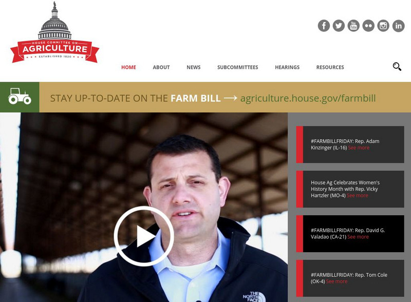 U.s. House Committee on Agriculture Website U.s. House Committee on Agriculture Website