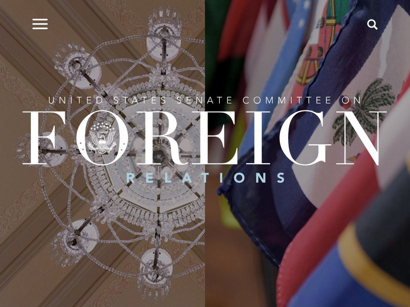U.s. Senate Committee on Foreign Relations Website U.s. Senate Committee on Foreign Relations Website