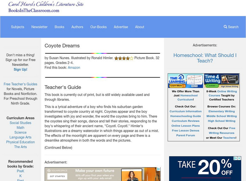 Carol Hurst's Children's Literature Site: Coyote Dreams Website Carol Hurst's Children's Literature Site: Coyote Dreams Website