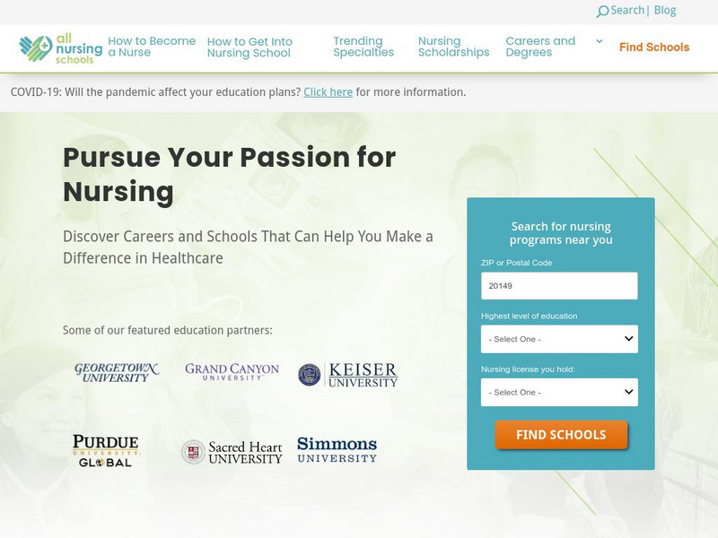 All Nursing Schools: Nursing Degree Programs Website All Nursing Schools: Nursing Degree Programs Website