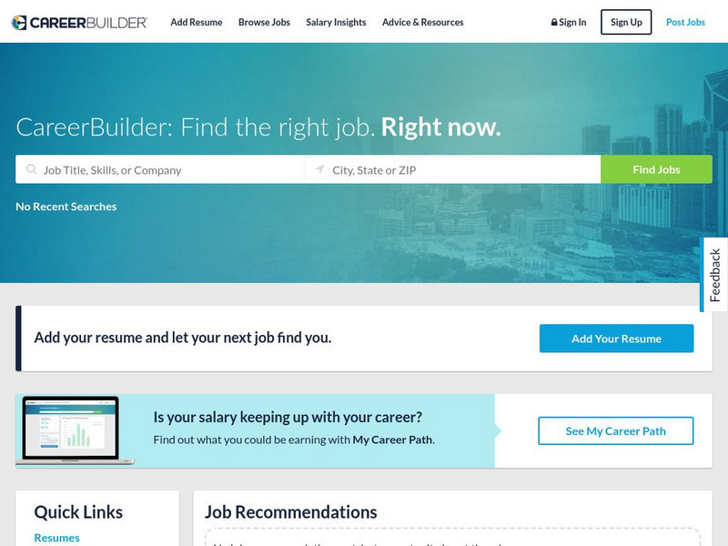 Career Builder Website Career Builder Website