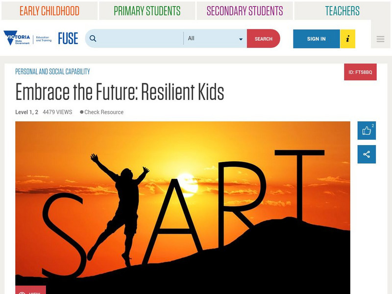 Embrace the Future: Resilient Kids Website