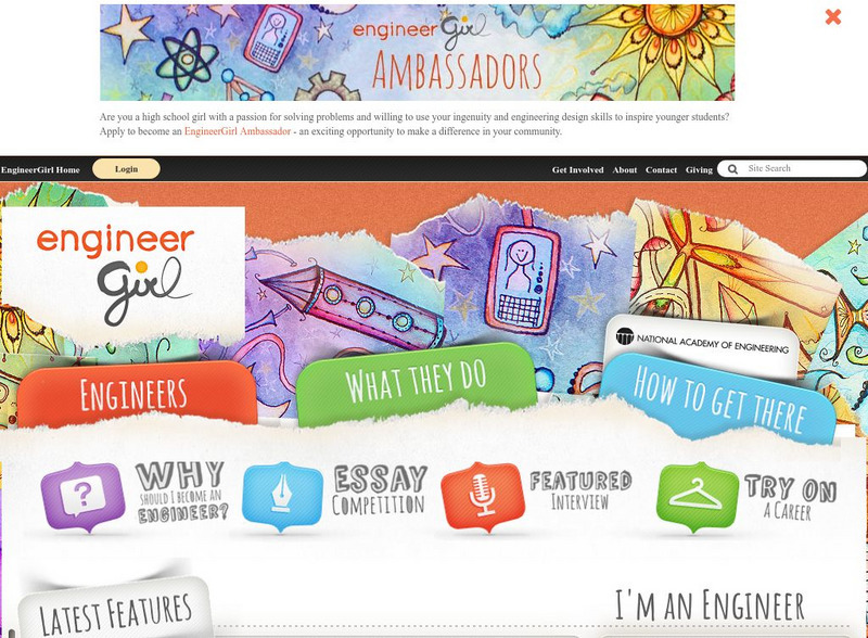 Engineer Girl: Homepage Website Engineer Girl: Homepage Website